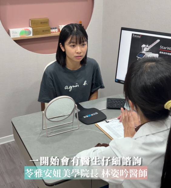 圈圈肉毒林姿吟諮詢照 圈圈肉毒林姿吟諮詢照